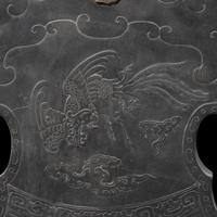 A Large Chinese Low-Relief Duan Stone Chime, 19th Century 清晚期 端石如意雲頭石磬
