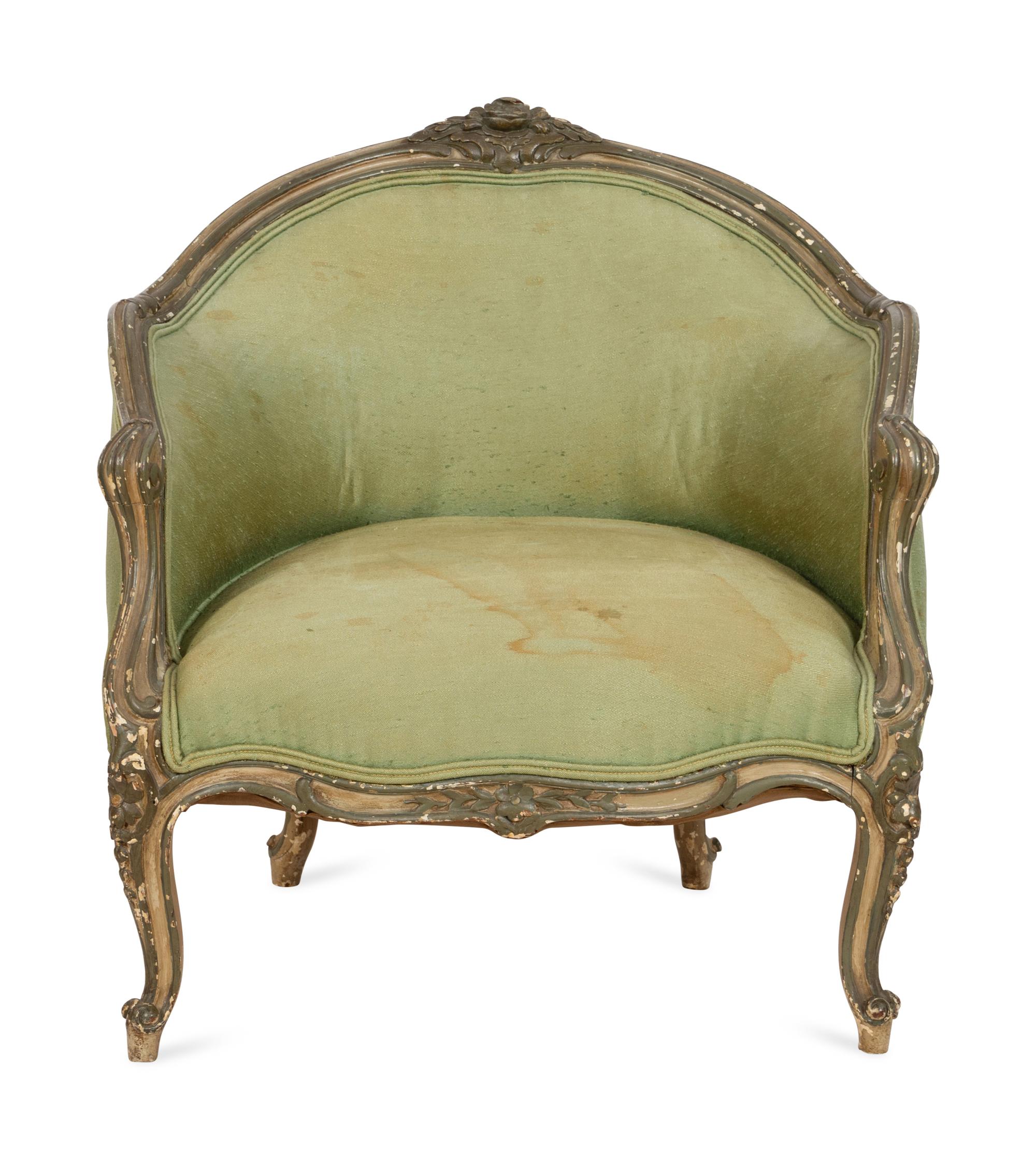 A Louis XV Style Painted Child's Berg è re