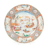 Three Chinese Export Porcelain Plates
