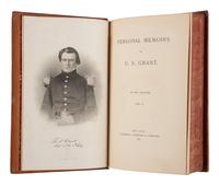 [CIVIL WAR] -- GRANT, Ulysses S. (1822-1885). The Personal Memoirs of U.S. Grant . New York: Charles L. Webster & Company, 1885.