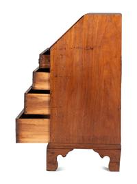A Chippendale Mahogany Slant Front Desk