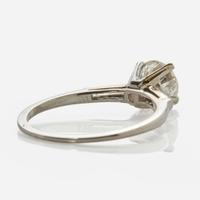 A Platinum and Diamond Ring