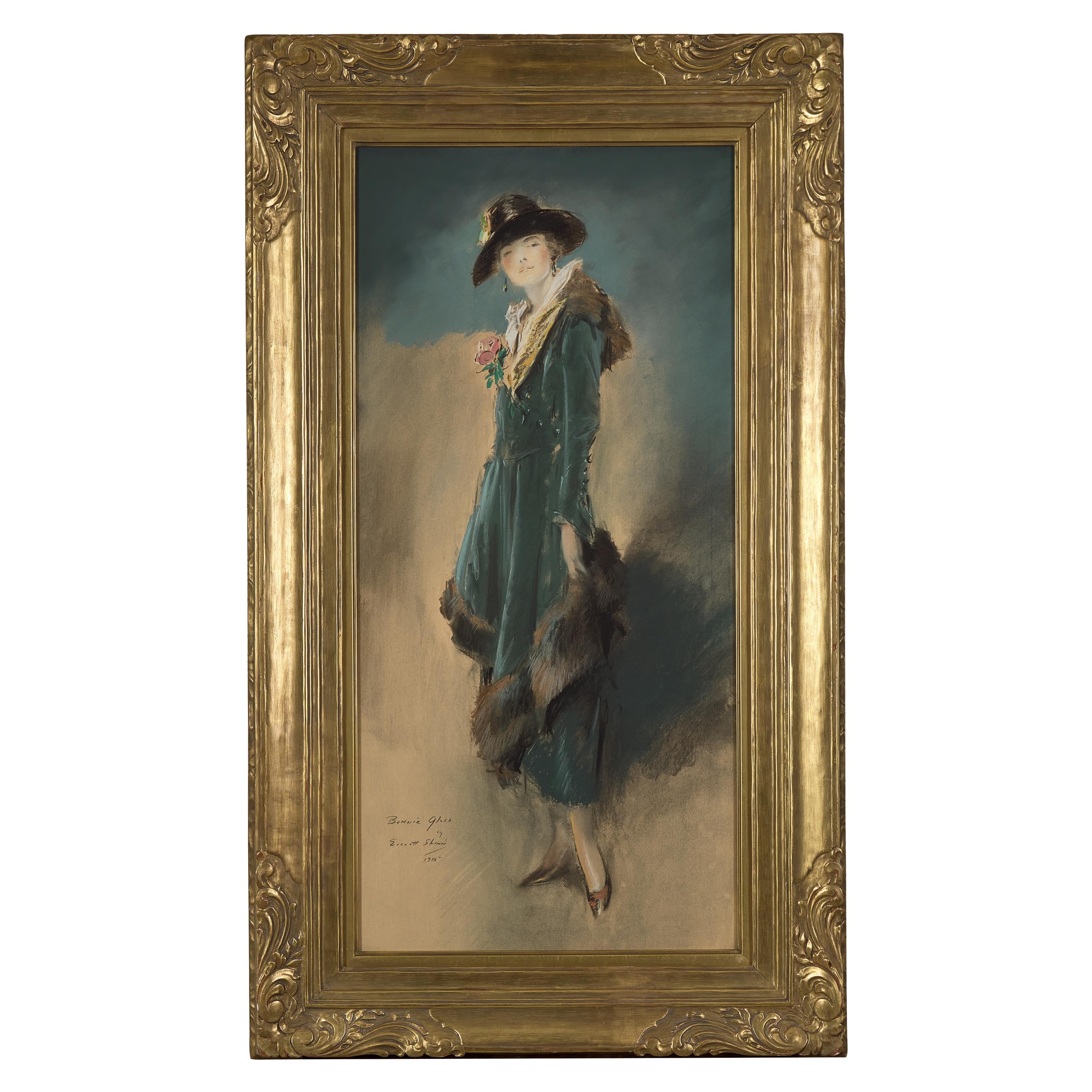 Everett Shinn (American, 1876-1953) — Bonnie Glass , 1915