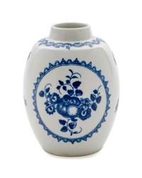 A Worcester Porcelain Tea Caddy — 1765