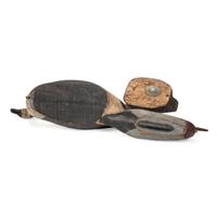 Three Carved and Painted Wooden Duck Decoys