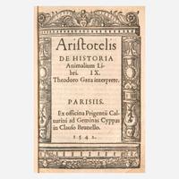 [Early Printing] [Aristotle] Group of 4 Works by Aristotle
