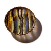 A Roman Ribbon Glass Dish