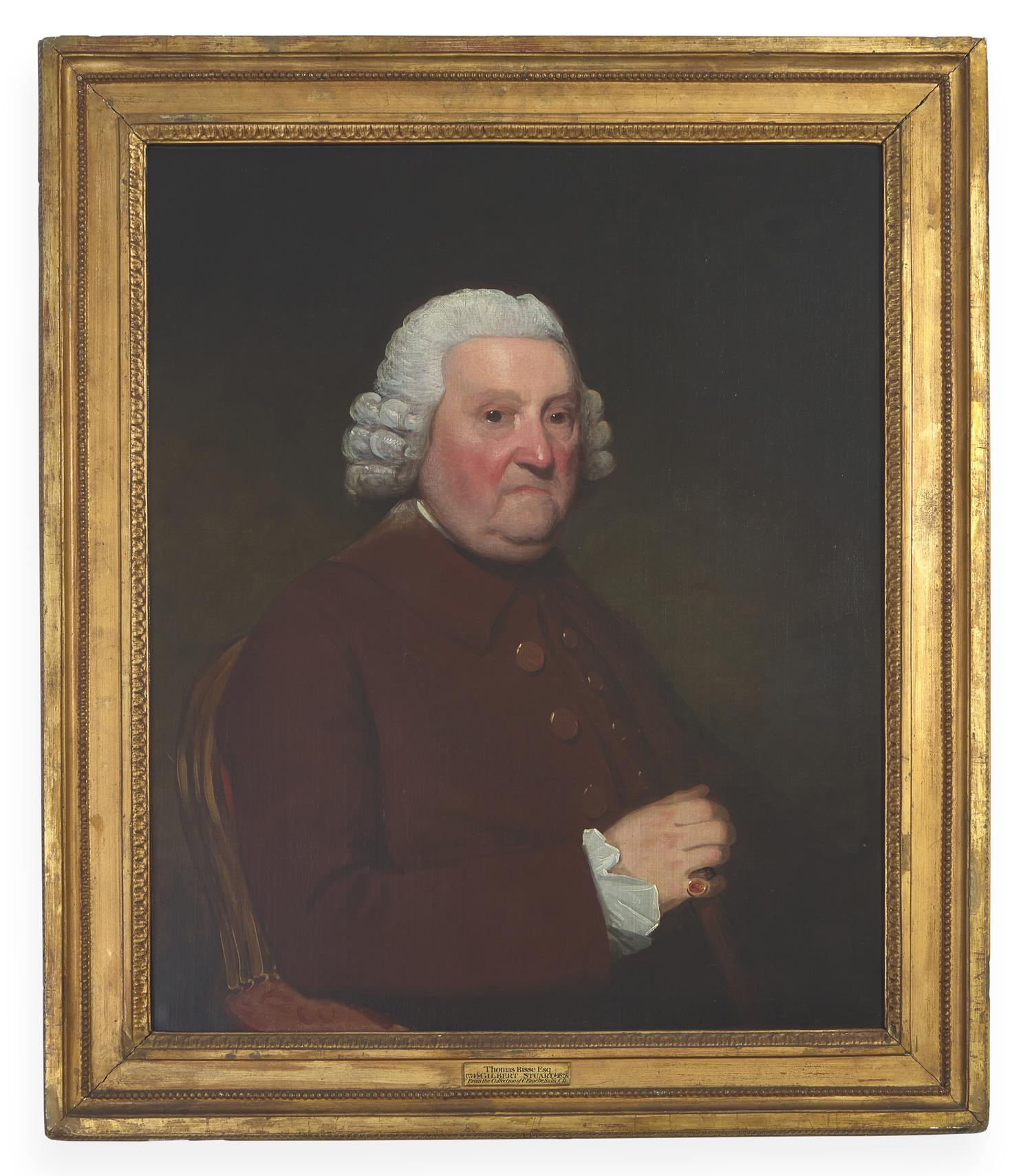 Gilbert Stuart (British- American, 1755–1828), Portrait of Thomas Bisse, Esq. (1710-c. 1810) , Circa 1785