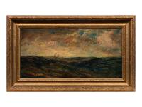 Stormy Sea with Three Masted Ship