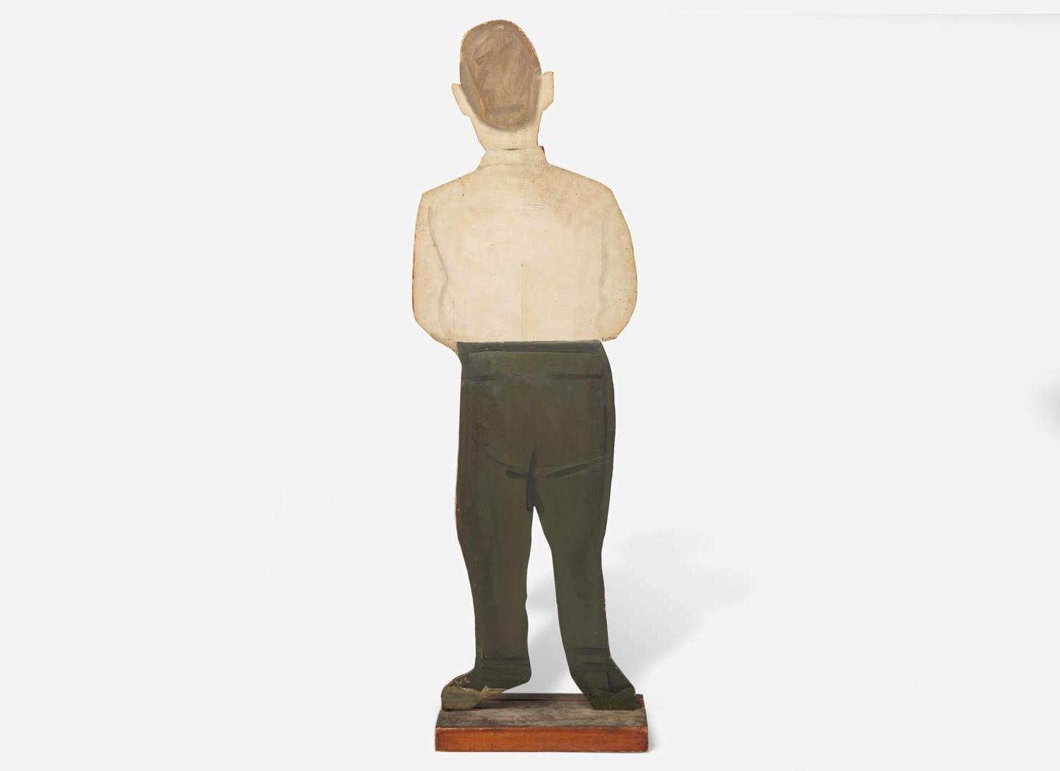 Alex Katz (American, b. 1927) - A Cutout of Philip Pearlstein