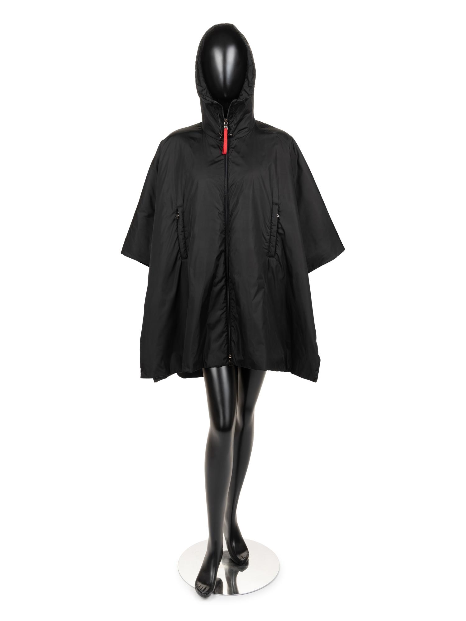 Prada Hooded Zip-front Poncho, 1990-2000s