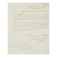 [Paulding, Hiram] Rodgers, John. Letter, signed