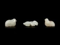 Three Chinese Jade Carvings