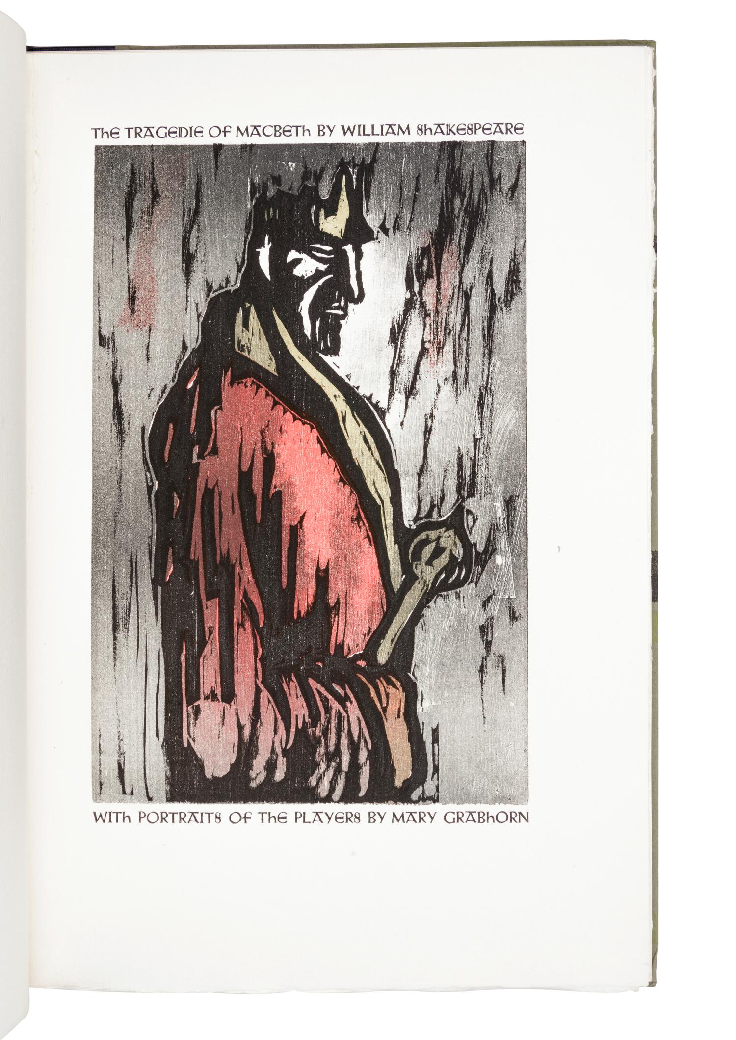 [GRABHORN PRINTING]. SHAKESPEARE, William (1564-1616). Macbeth . San Francisco: Grabhorn Press, 1952.