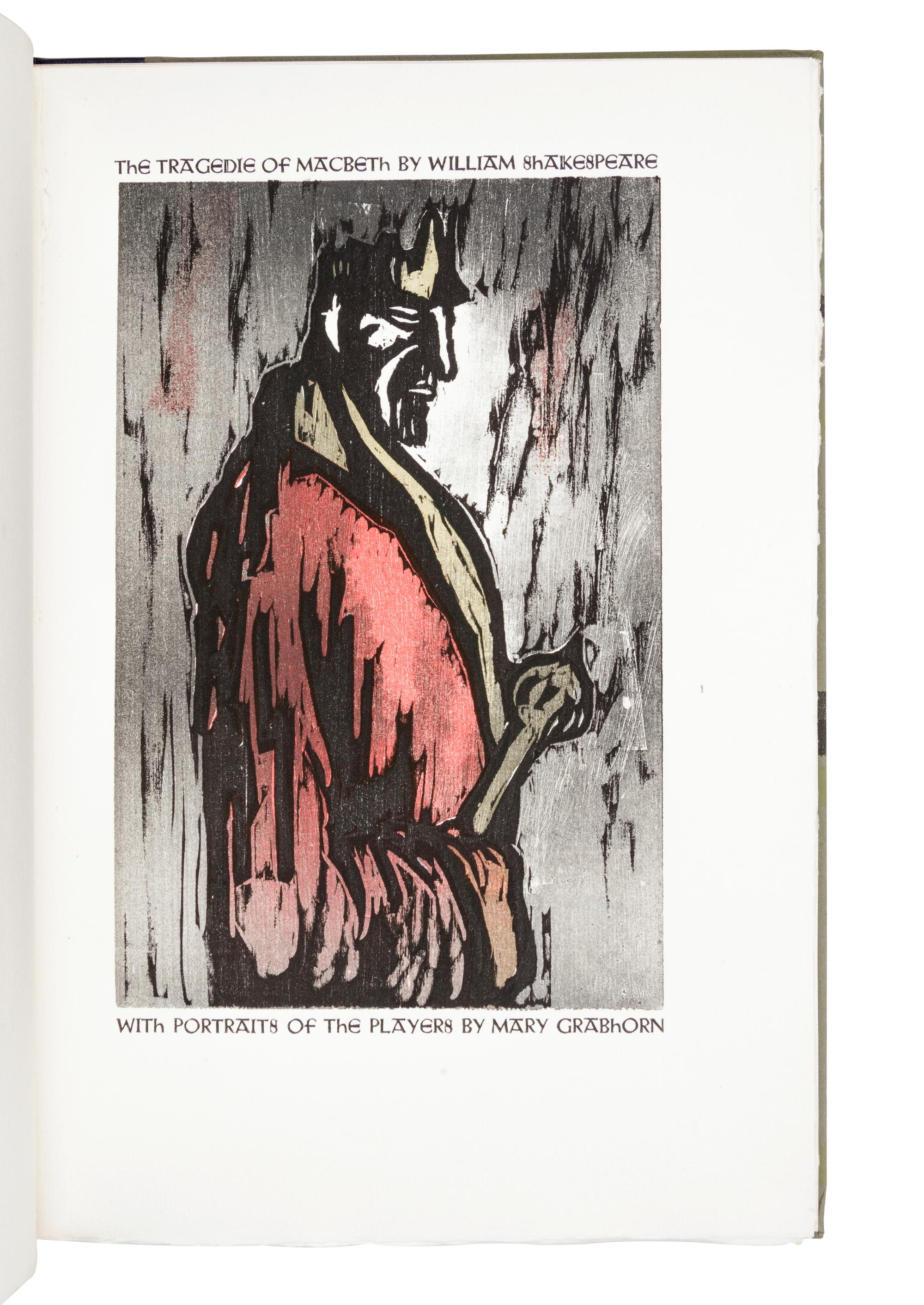[GRABHORN PRINTING]. SHAKESPEARE, William (1564-1616). Macbeth . San Francisco: Grabhorn Press, 1952.