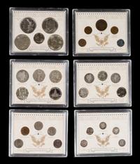 A Set of United States Historic Coin Collection Coins