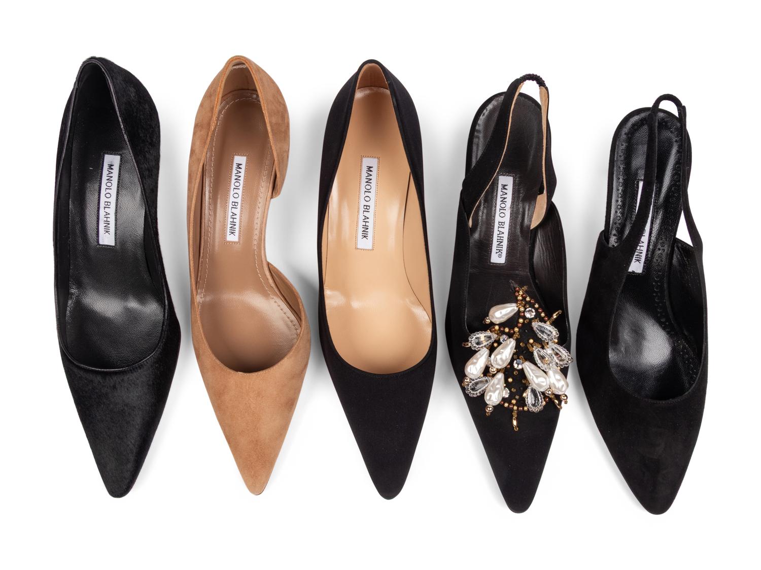Manolo Blahnik, Five Pairs of Shoes