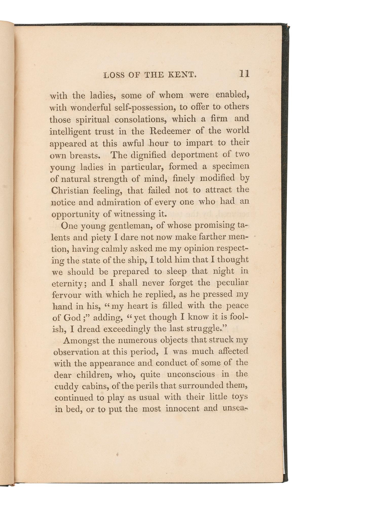 [SHIPWRECKS - BRITISH]. A group of eight 18th- and 19th-century works about British shipwrecks, comprising: