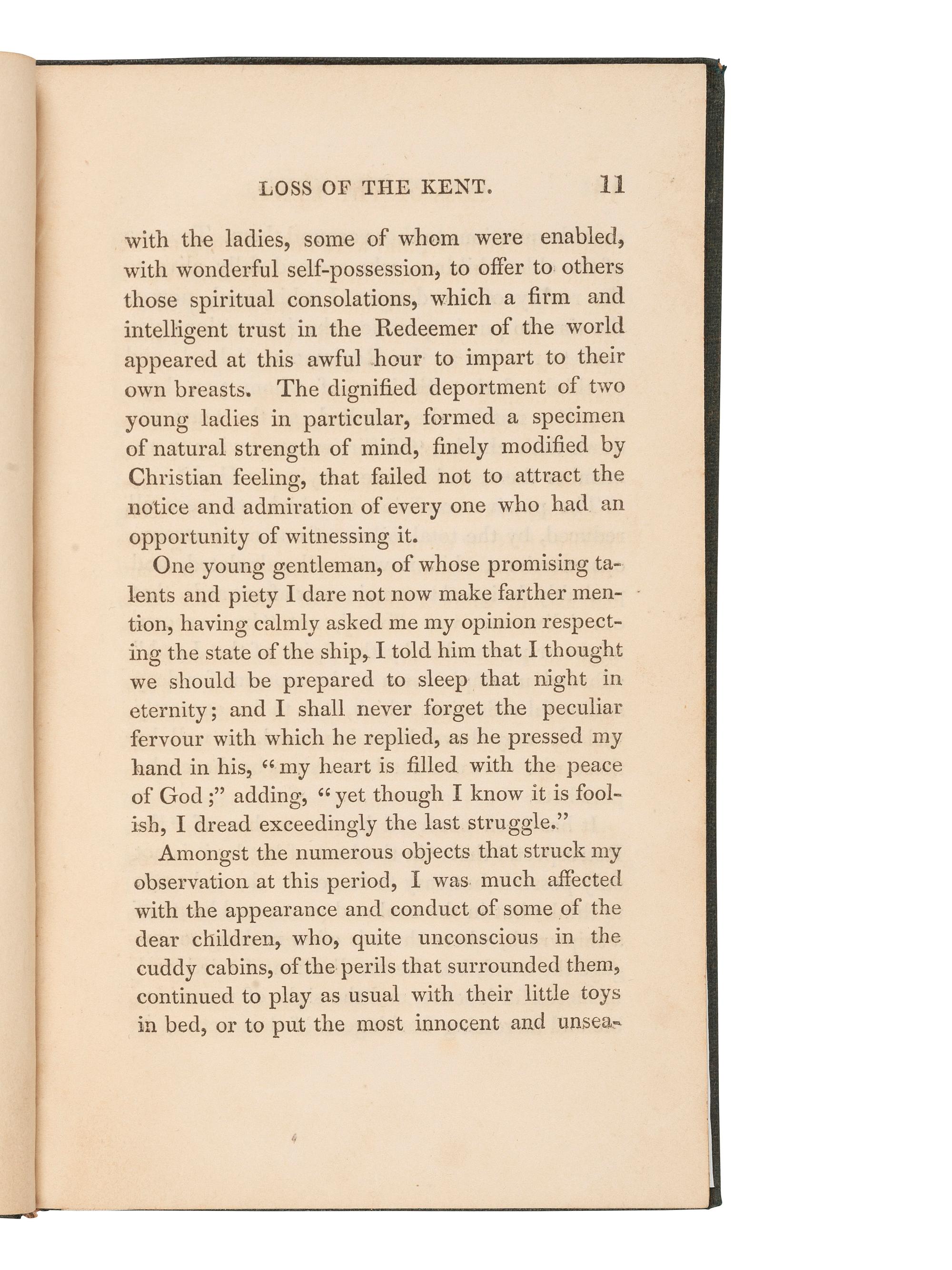 [SHIPWRECKS - BRITISH]. A group of eight 18th- and 19th-century works about British shipwrecks, comprising: