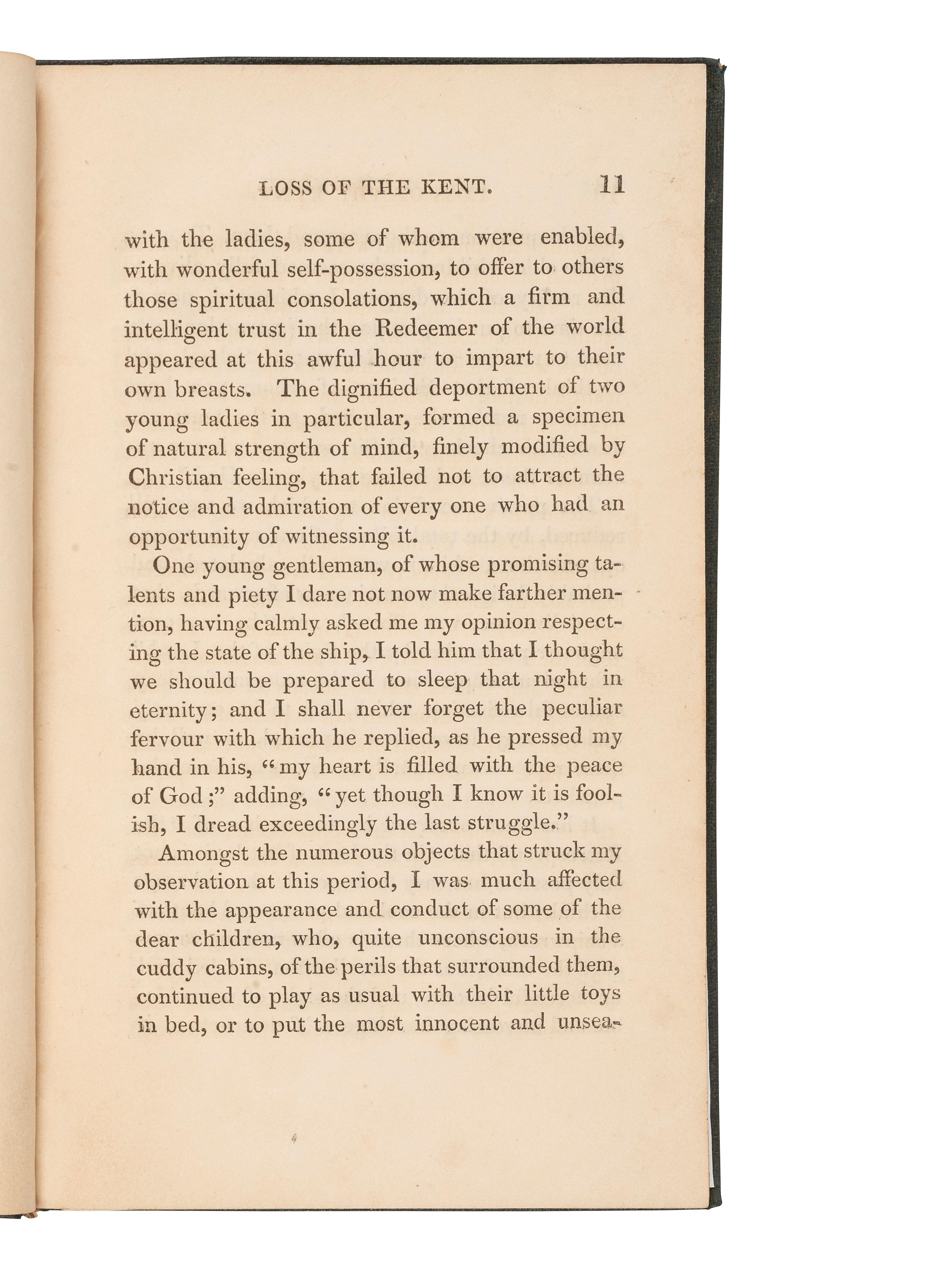 [SHIPWRECKS - BRITISH]. A group of eight 18th- and 19th-century works about British shipwrecks, comprising: