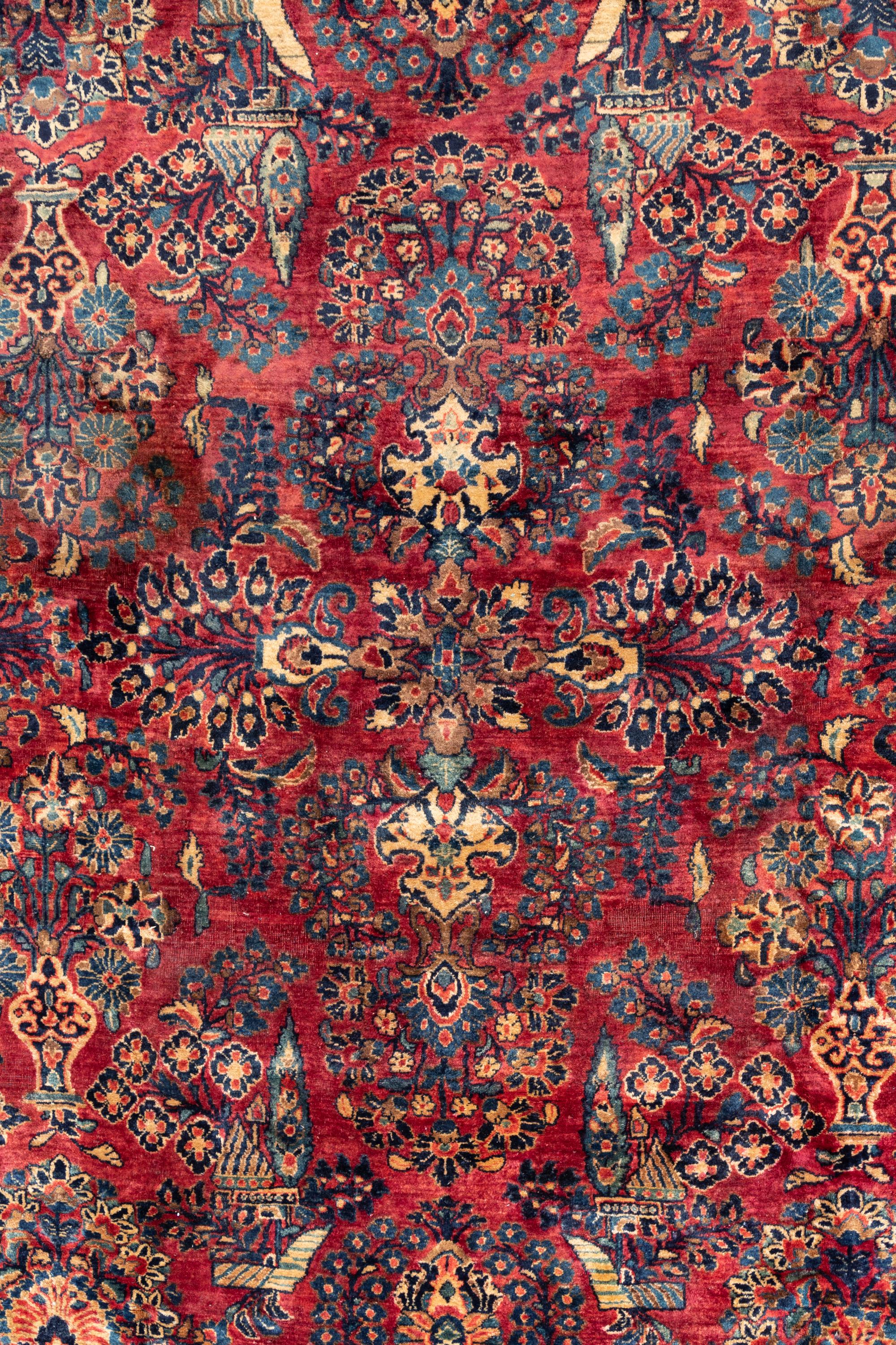 A Sarouk Wool Rug
