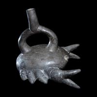 A Chimu Crab Effigy Vessel
