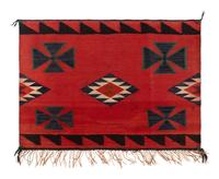 Navajo Single Saddle Blanket [Rug]