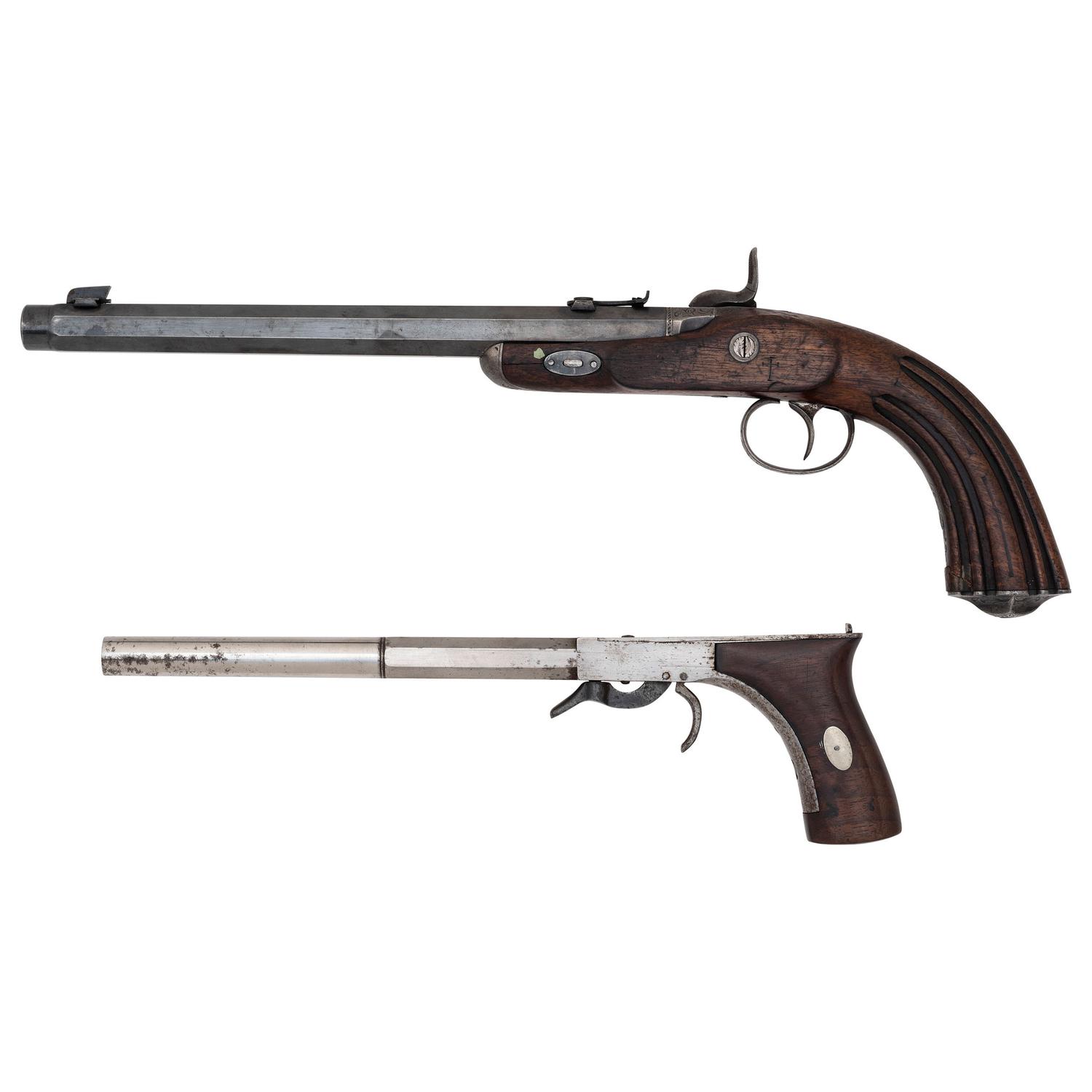 Lot of Two Percussion Pistols
