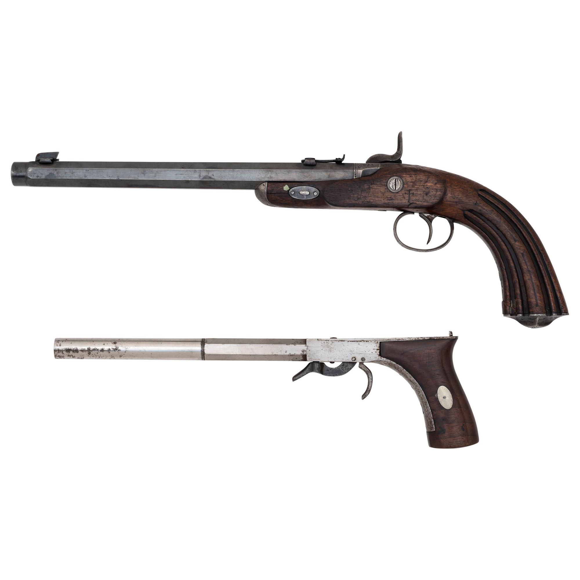 Lot of Two Percussion Pistols