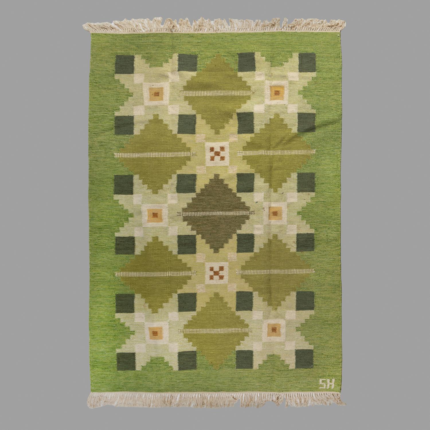 Rölakan flatweave rug Svensk Hemslöjd workshops