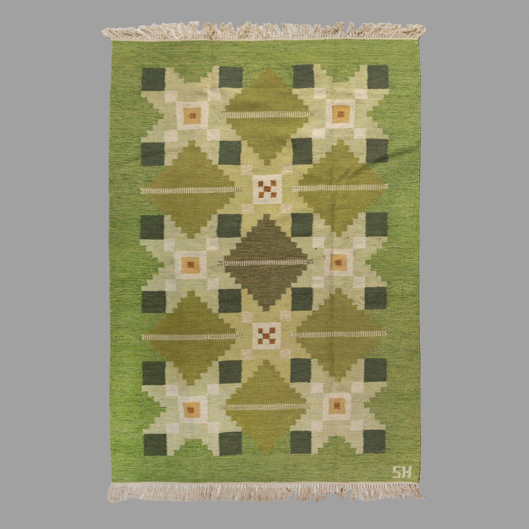 Rölakan flatweave rug Svensk Hemslöjd workshops