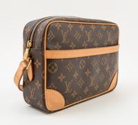 A Louis Vuitton Monogram Canvas Trocadero 27 Bag, 10.5" x 7" x 2.75"; Adjustable strap: 45"- 56.