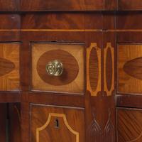 A Federal Inlaid, Figured and Carved Mahogany Sideboard