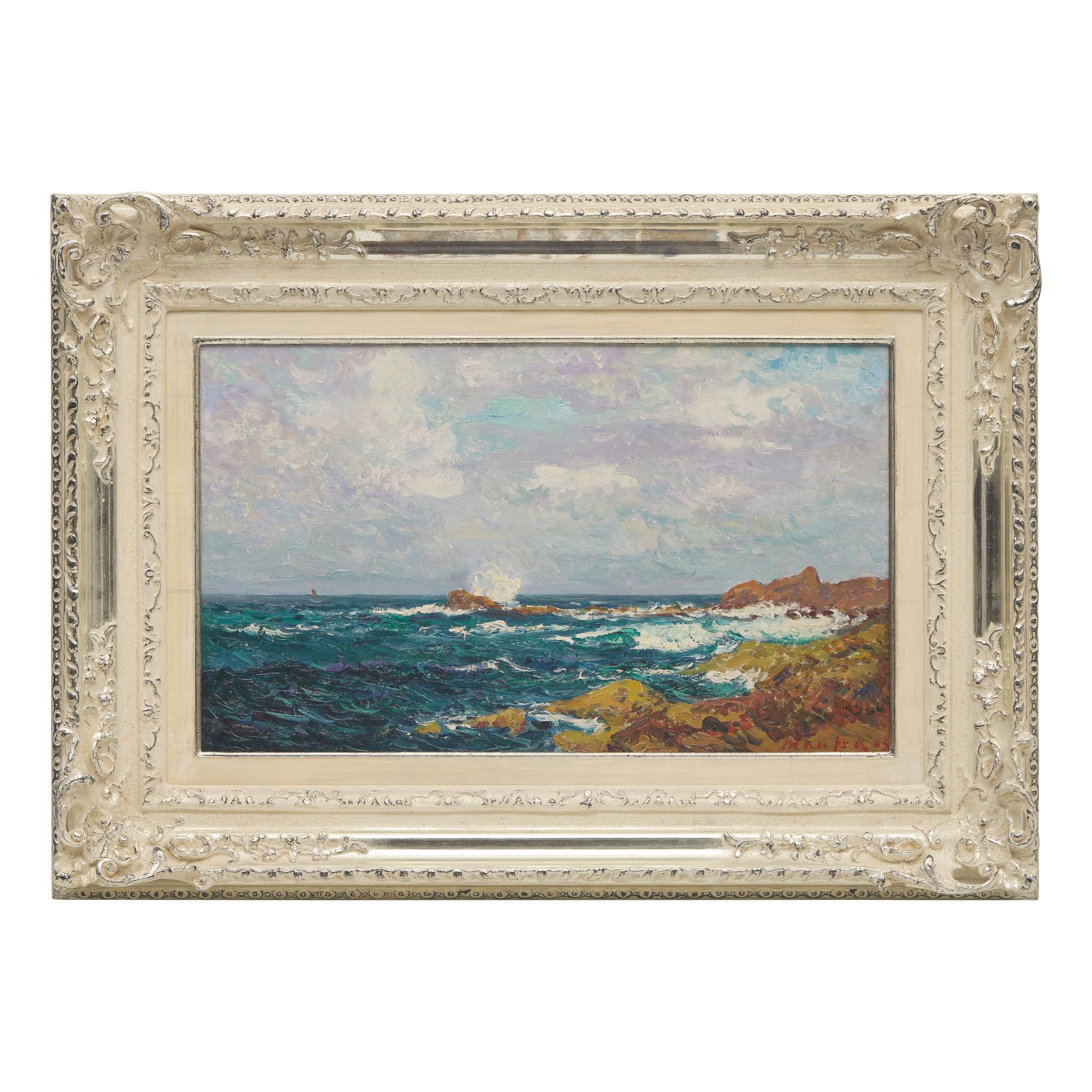 Maxime Maufra (French, 1861-1918) — La Mer Bleue, Quiberon , 1903