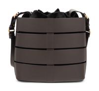 Salvatore Ferragamo Sansy Leather Cut-Out Bucket Bag, 2010s