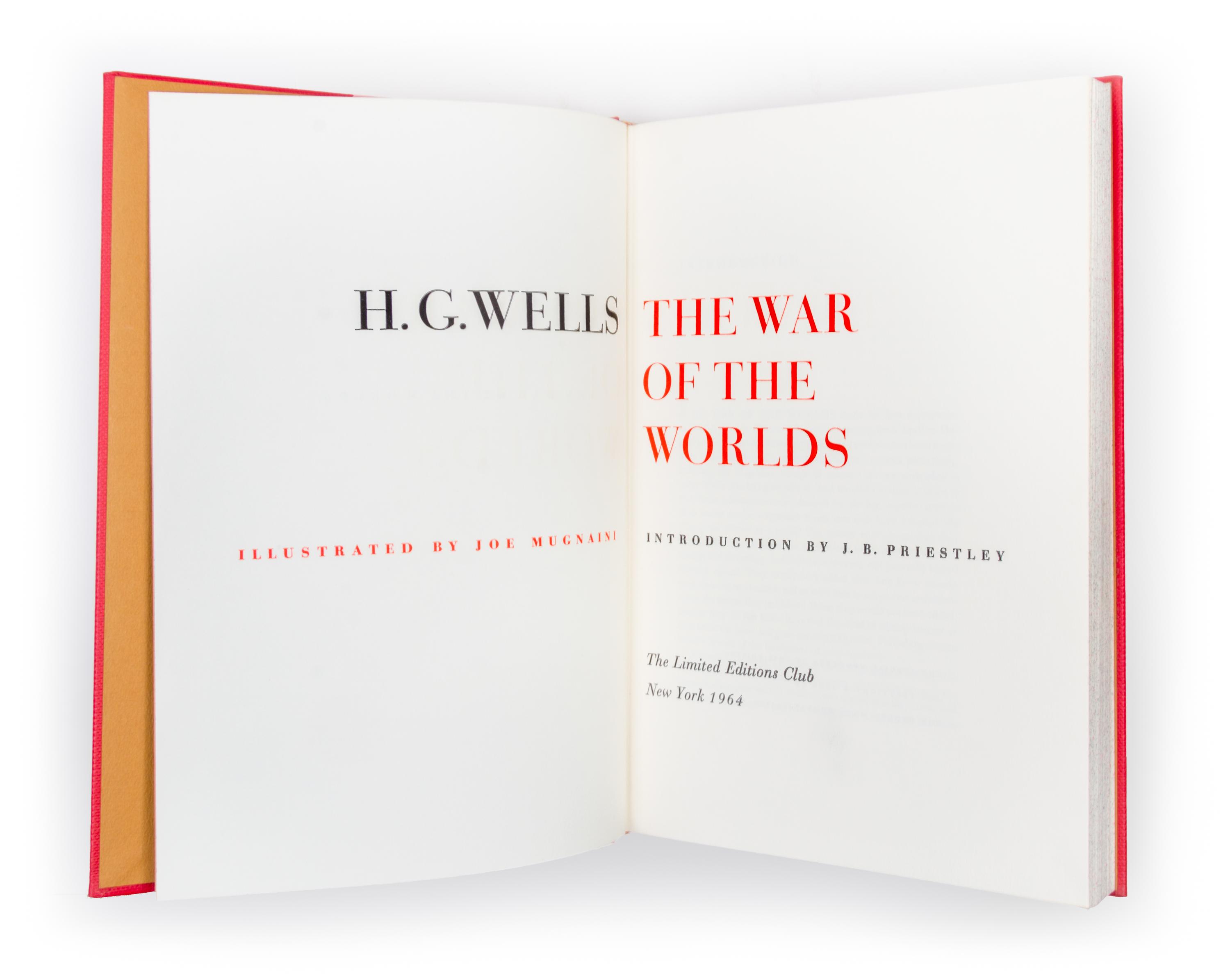 (LEC; MUGNAINI, JOSEPH) WELLS, H. G. 2 works. New York, 1964. Includes: The Time Machine and The War of the Worlds.
