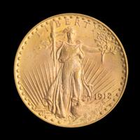 A United States 1912 St. Gaudens $20 Gold Coin