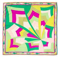A Pucci Multicolor Silk Scarf, 35" X 35".