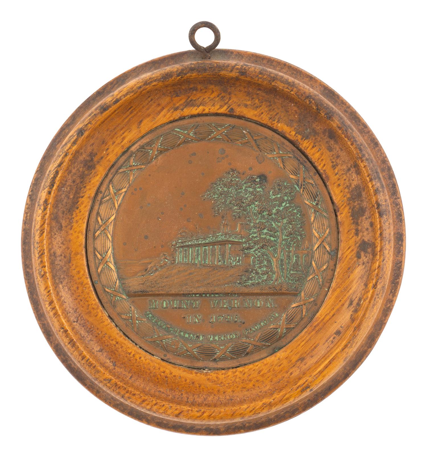 Two Mount Vernon Souvenir Plaques
