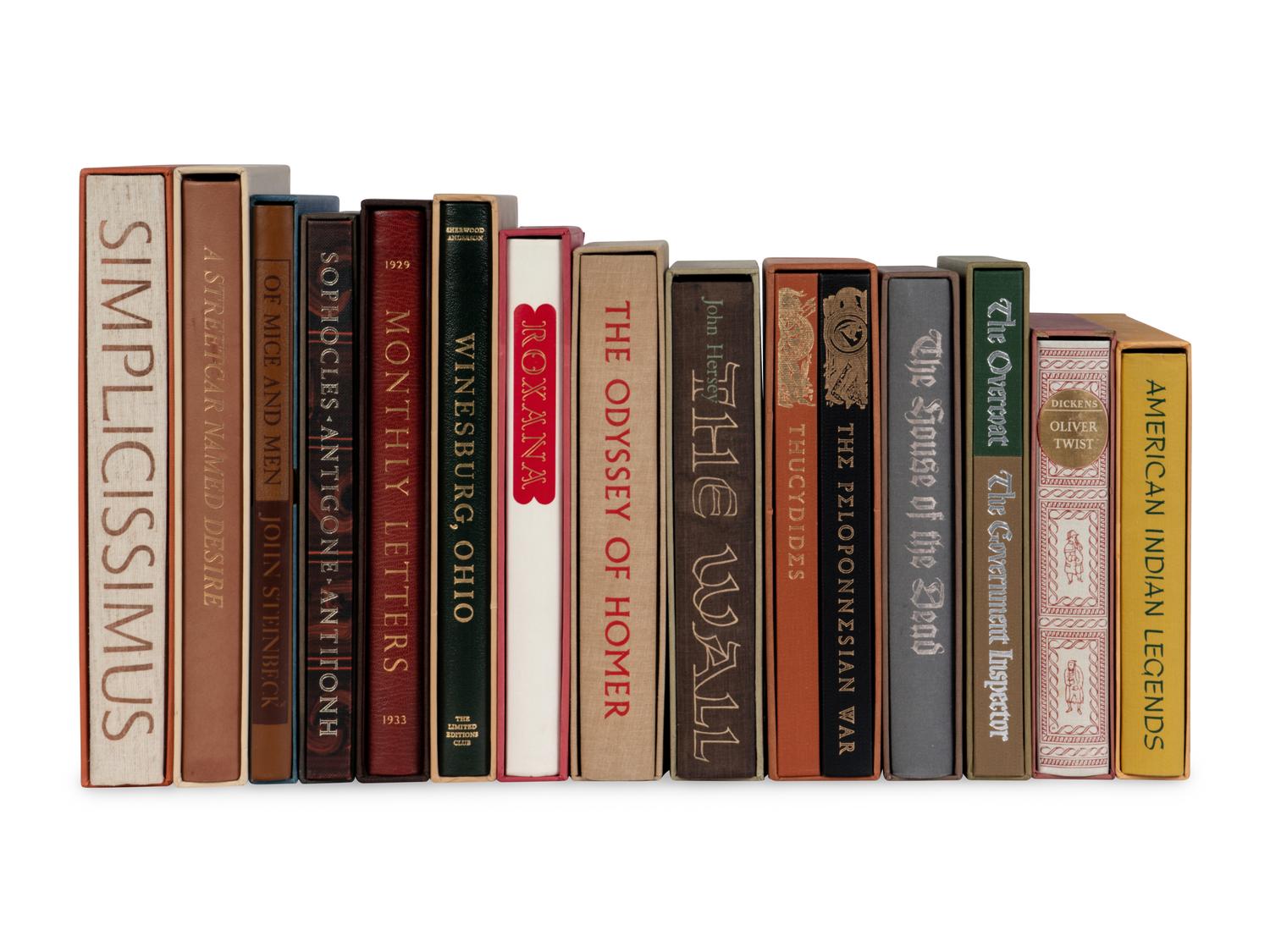 [LIMITED EDITIONS CLUB]. A group of 162 works, including: