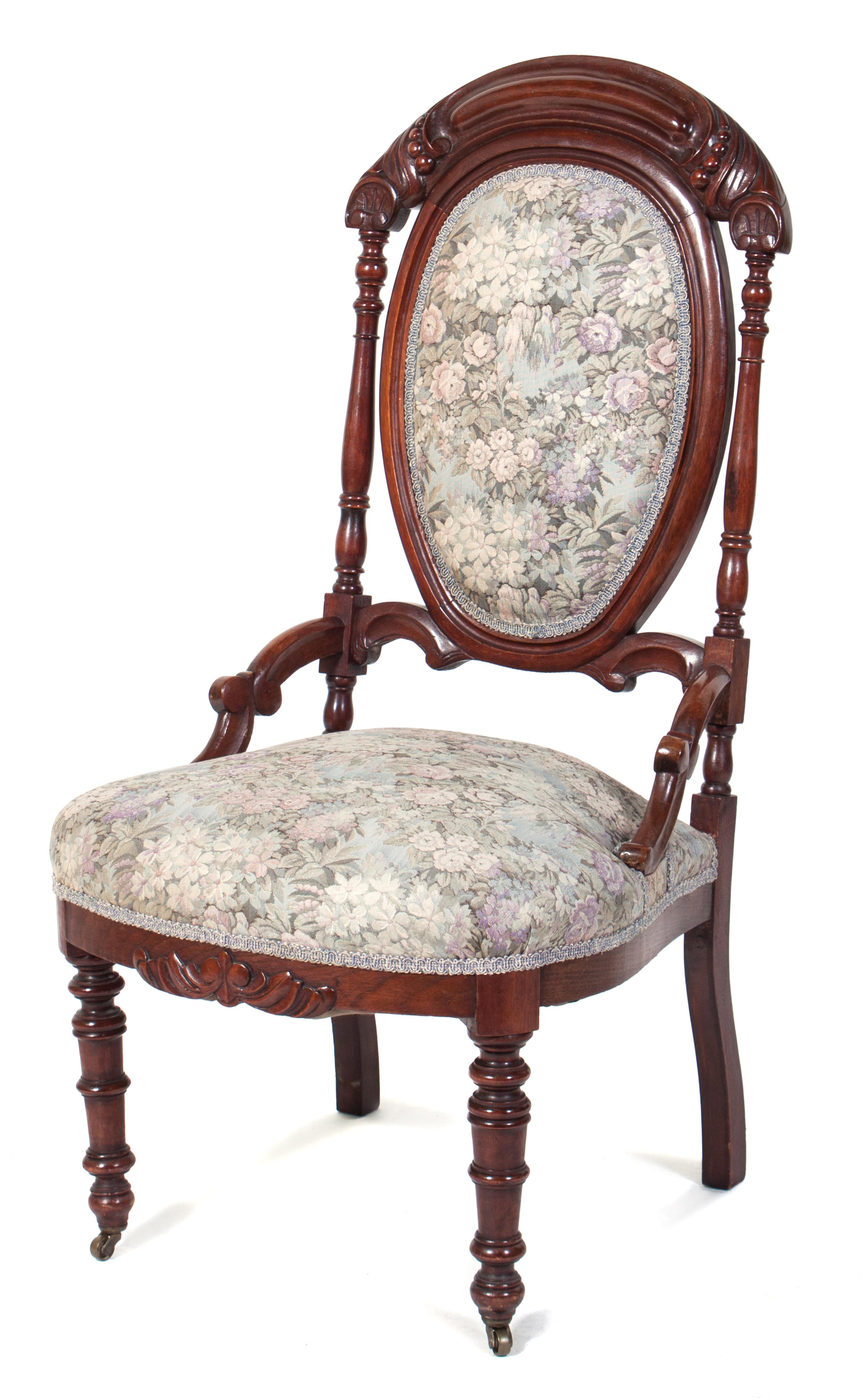 A Side Chair Height 38 1/2 inches.
