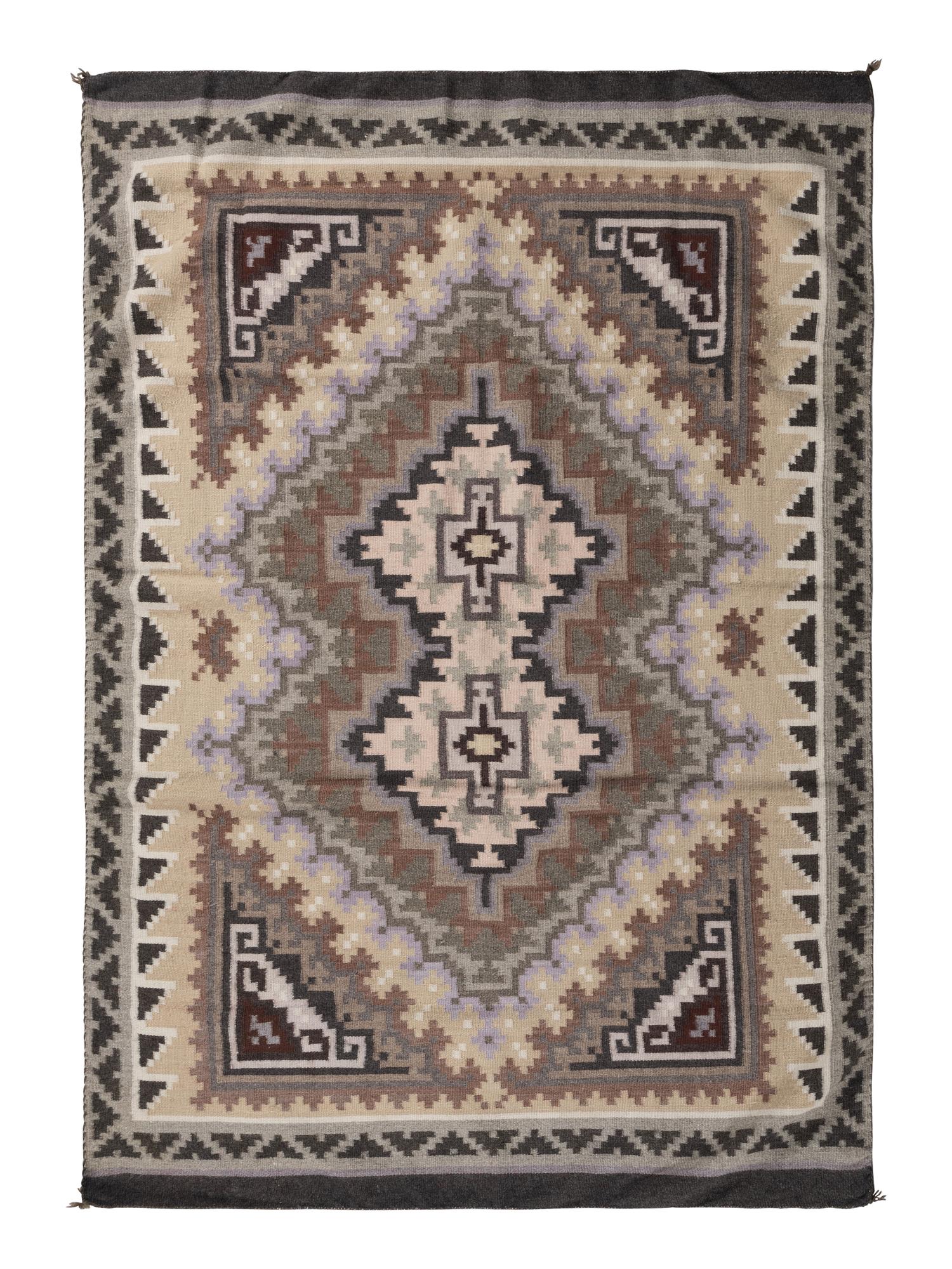 Navajo Two Grey Hills Weaving / Rug