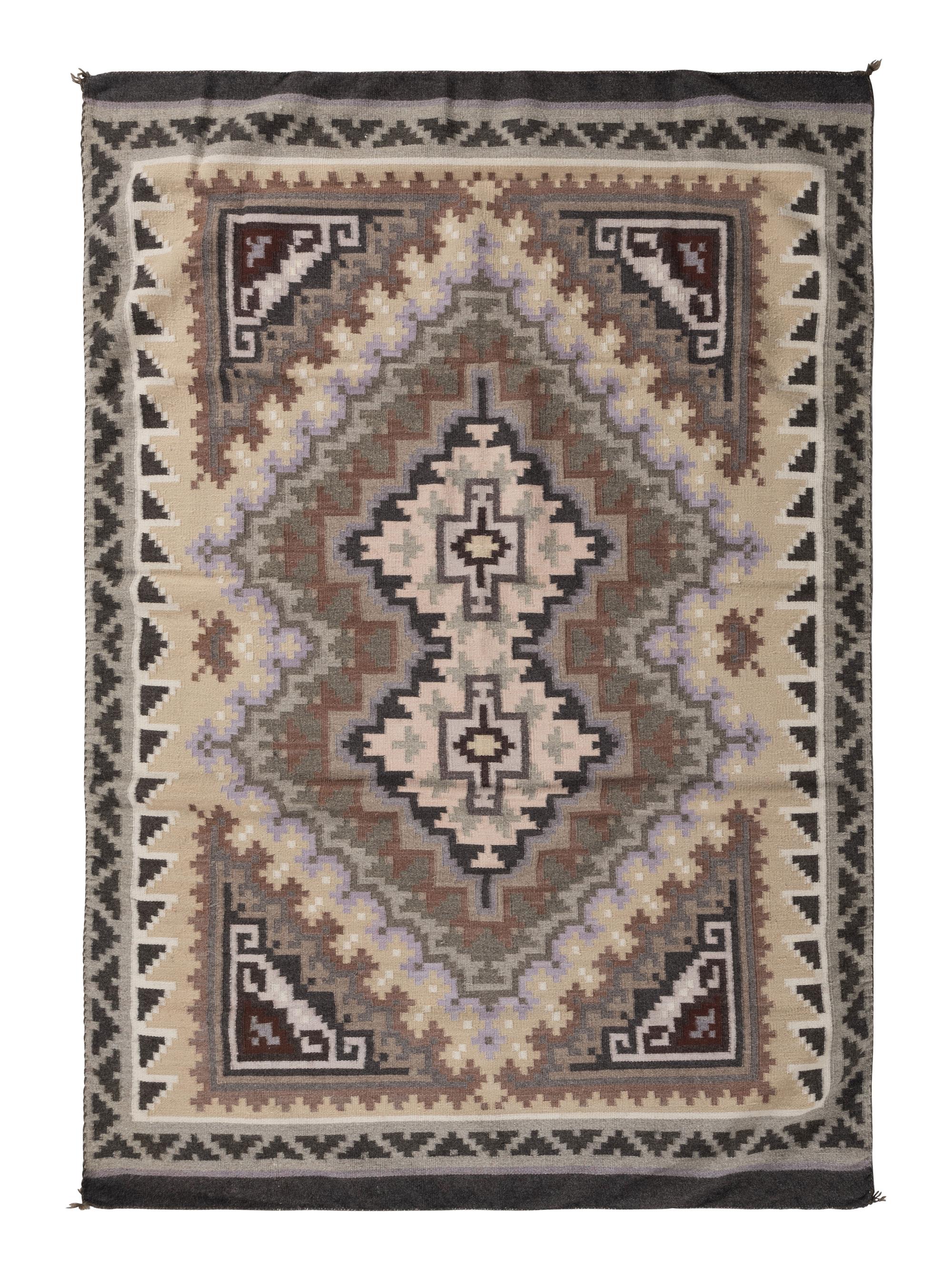 Navajo Two Grey Hills Weaving / Rug