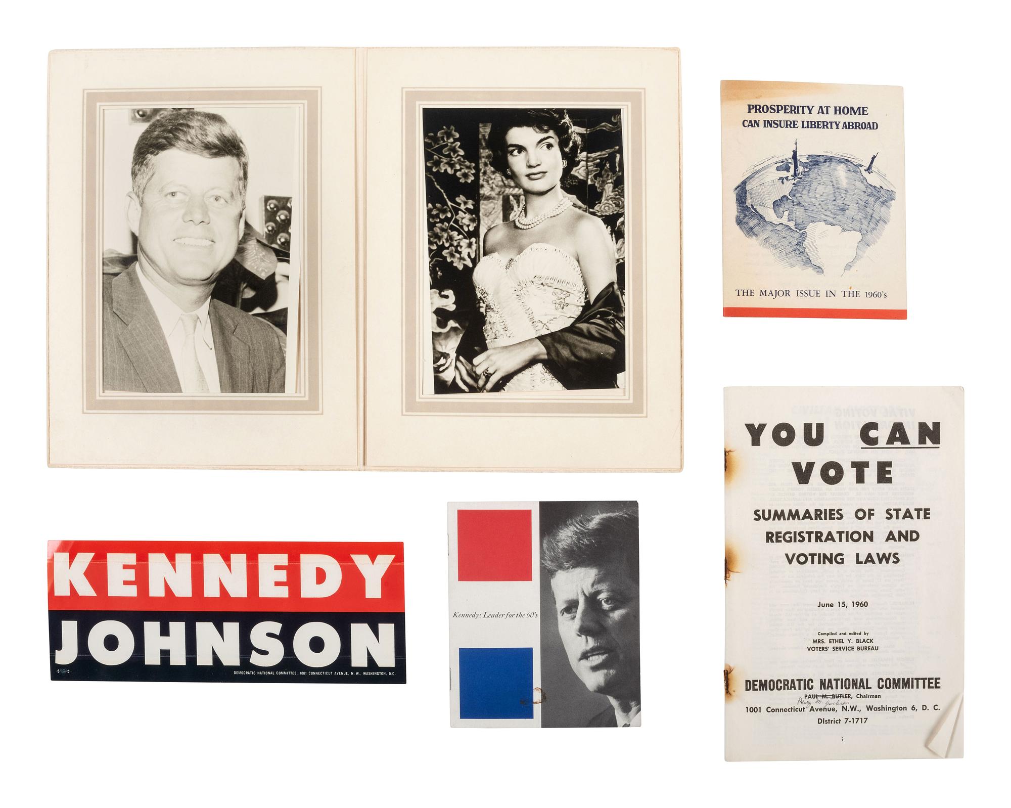 [CIVIL RIGHTS - POLITICS]. A group of items from the 1966 White House Conference on civil rights issued to Dr. William P. Murphy