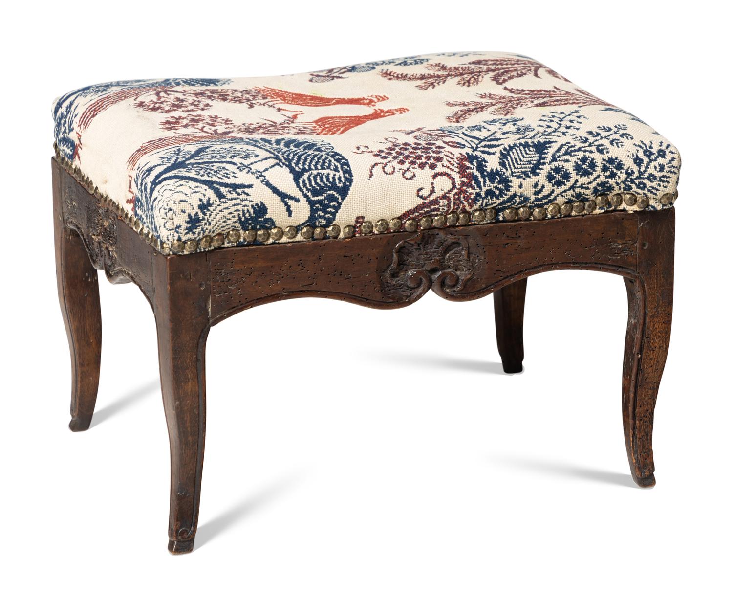 A Régence Walnut Stool