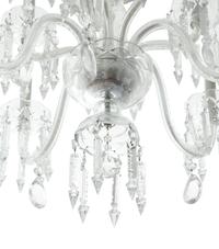 A Georgian Style Cut Glass Ten-Light Chandelier