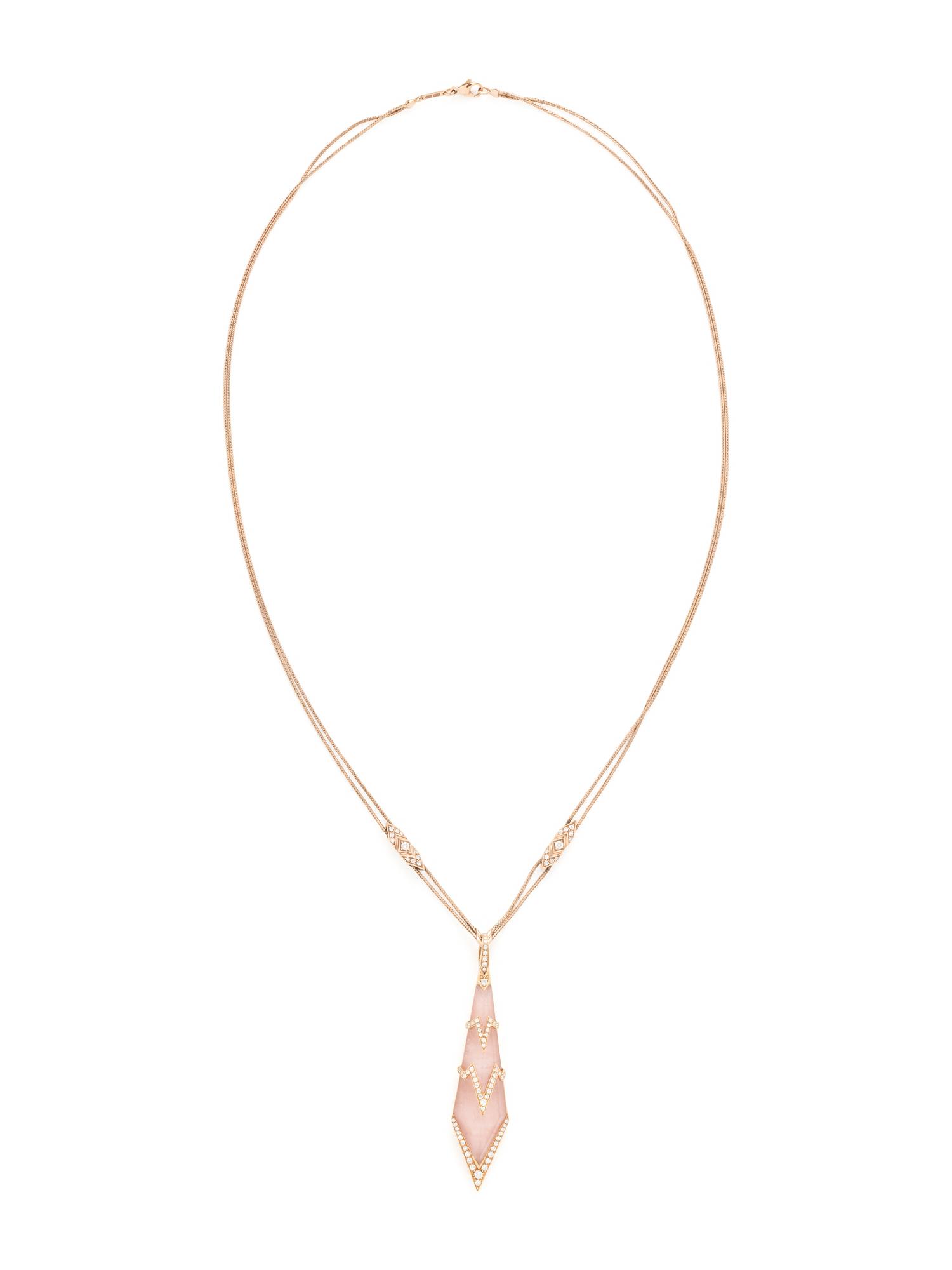 STEPHEN WEBSTER, QUARTZ AND DIAMOND 'CRYSTAL HAZE' NECKLACE