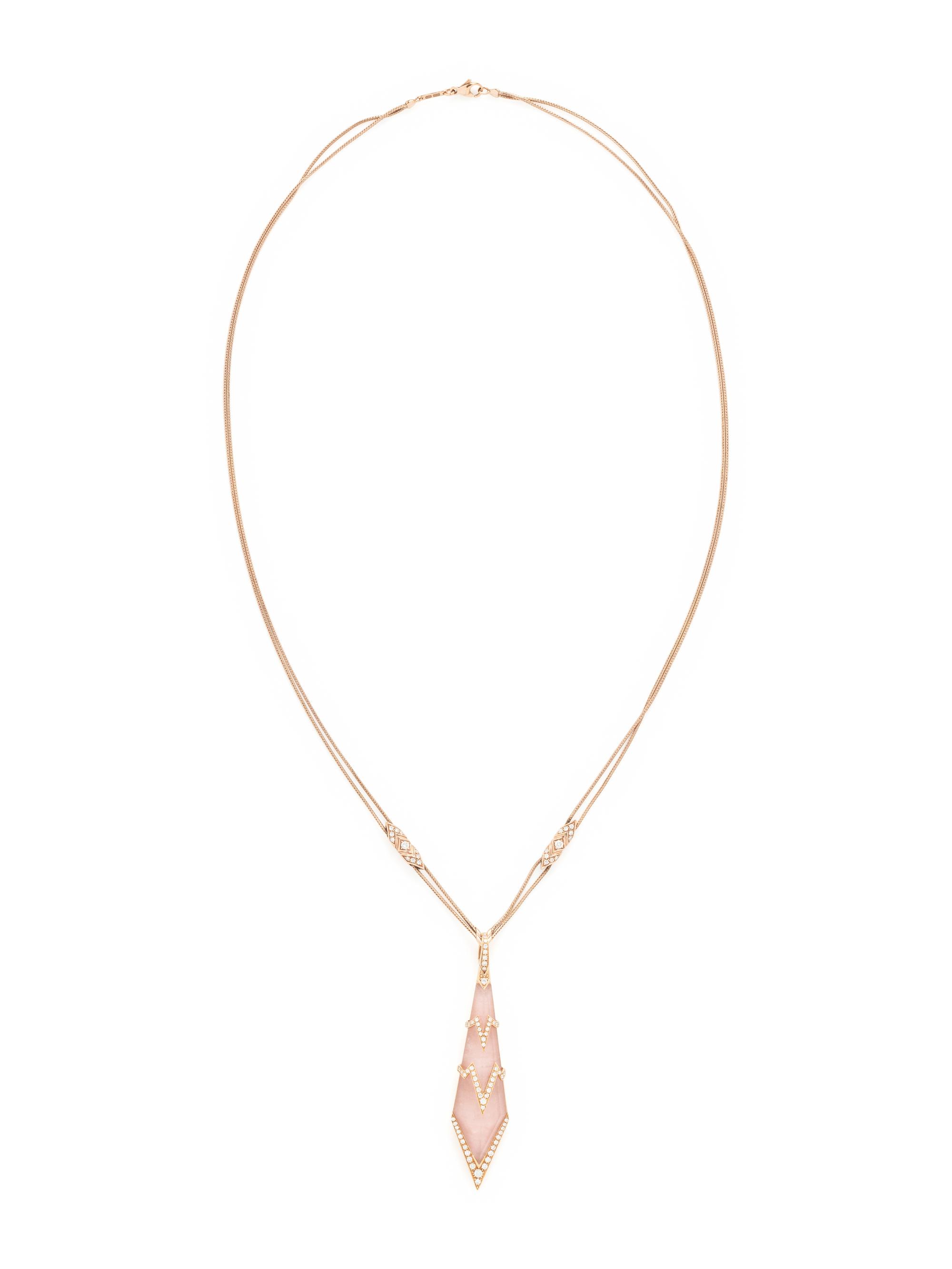 STEPHEN WEBSTER, QUARTZ AND DIAMOND 'CRYSTAL HAZE' NECKLACE
