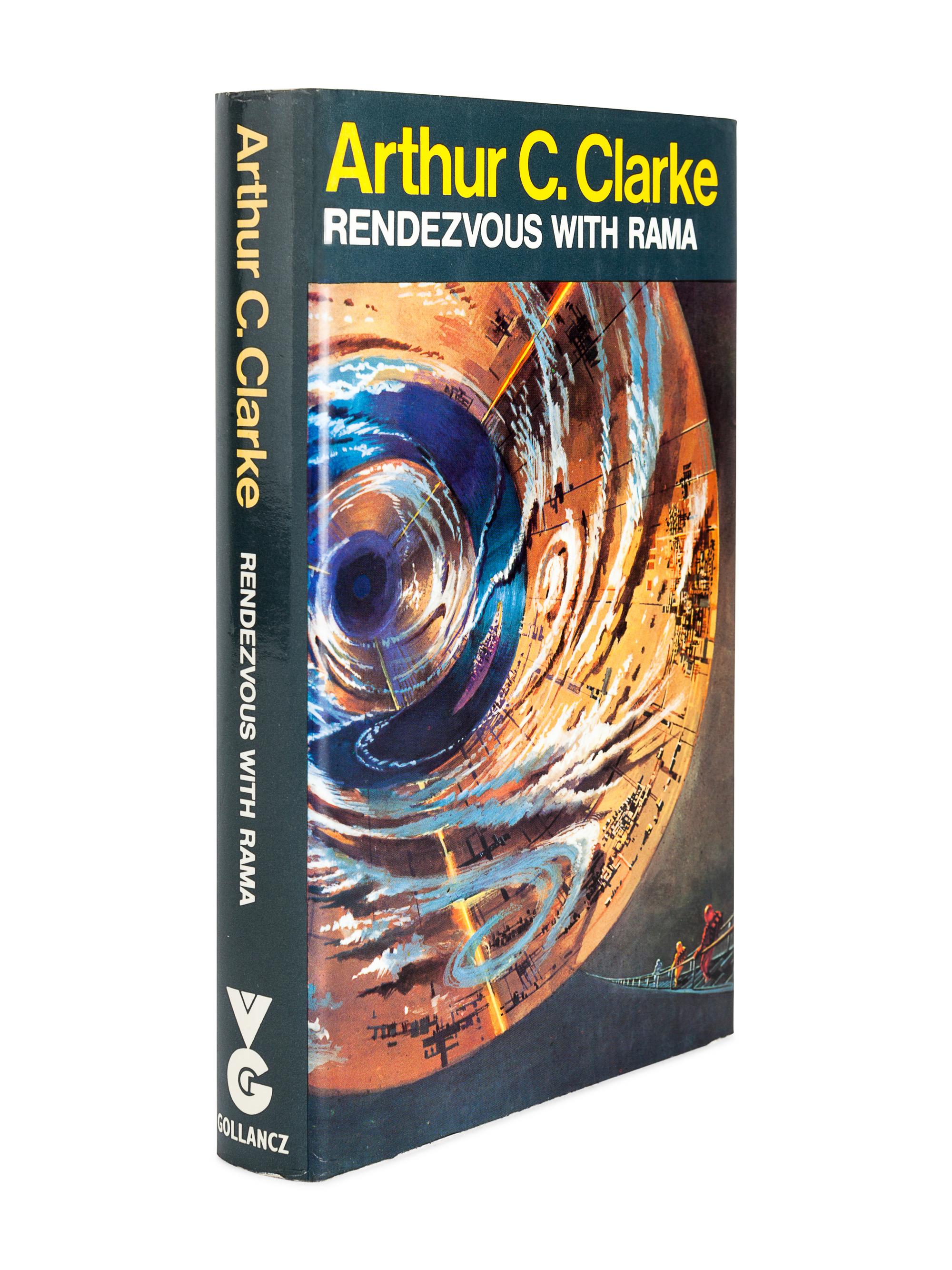 CLARKE, Arthur C. (1917-2008). Rendezvous with Rama . London: Victor Gollancz Ltd., 1973.