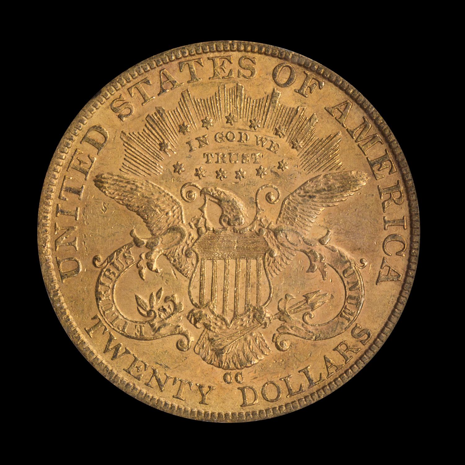 A United States 1884-CC Liberty Head $20 Gold Coin